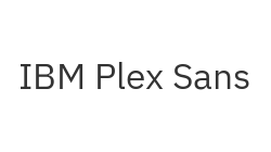 IBM Plex Sans